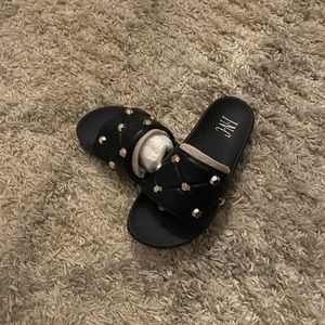 Black brand new inc slides size 7
